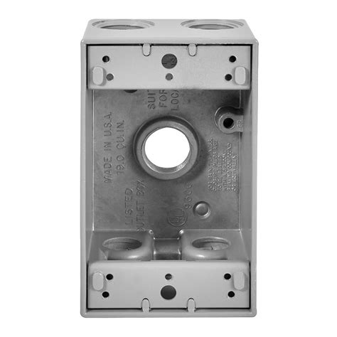 single device metal box|1 gang aluminum fs box.